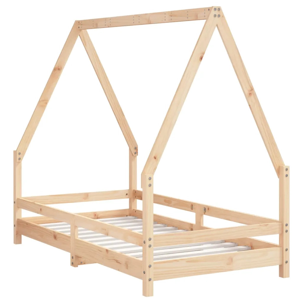Giroletto per Bambini-Struttura Letto Bambini 80x160 cm in Legno Massello di Pino 730444