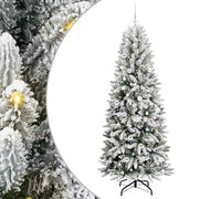 Albero di Natale Artificiale-Albero Natalizio con 300 LED Bianco 210 cm 764485