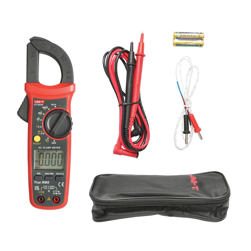 Pinza amperometrica digitale, pinza amperometrica 9 funzioni UT202R, 400A/600A, UNI-T