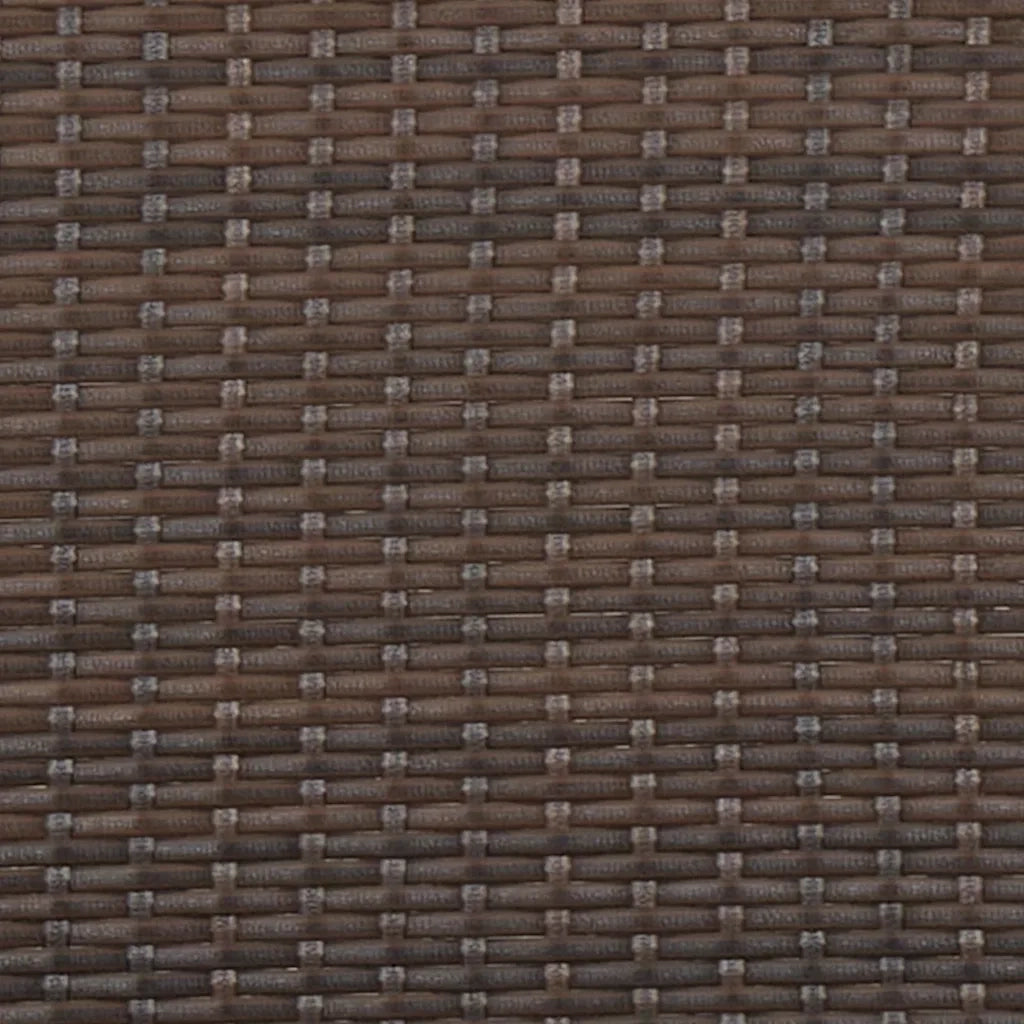 Panchina da Giardino | Panca da Giardino a 2 Posti con Cuscini in Polyrattan Marrone