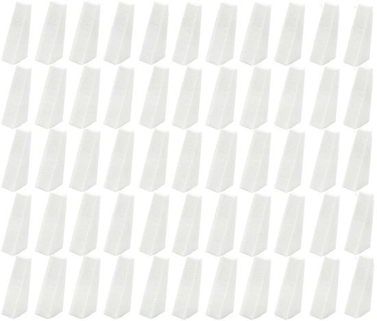 55 pezzi di spugne per make-up - Spugne a forma di triangolo per cosmetici lavabili per polvere e liquidi