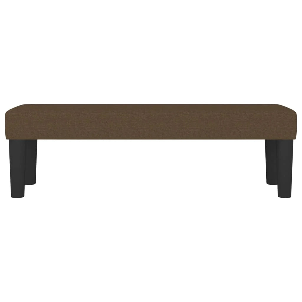 Panca/panca 100 x 30 x 30 cm tessuto marrone scuro 02_0010550