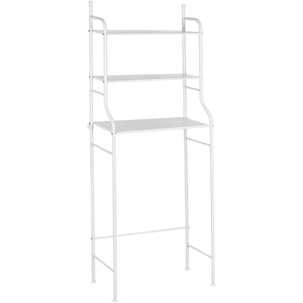 Trade Shop - Scaffale Salvaspazio Sopra Lavatrice Mensole Bagno 3 Piani Mobile Lavanderia 69078 -