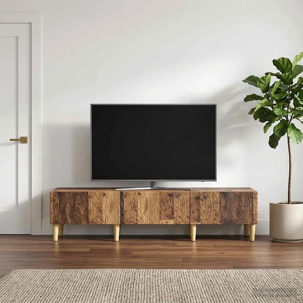 Mobile TV 147 x 34,5 x 30 cm Legno antico Legno ingegnerizzato 895173