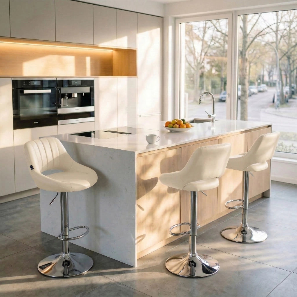Set di 2 sgabelli da bar Milet ecopelle C 2