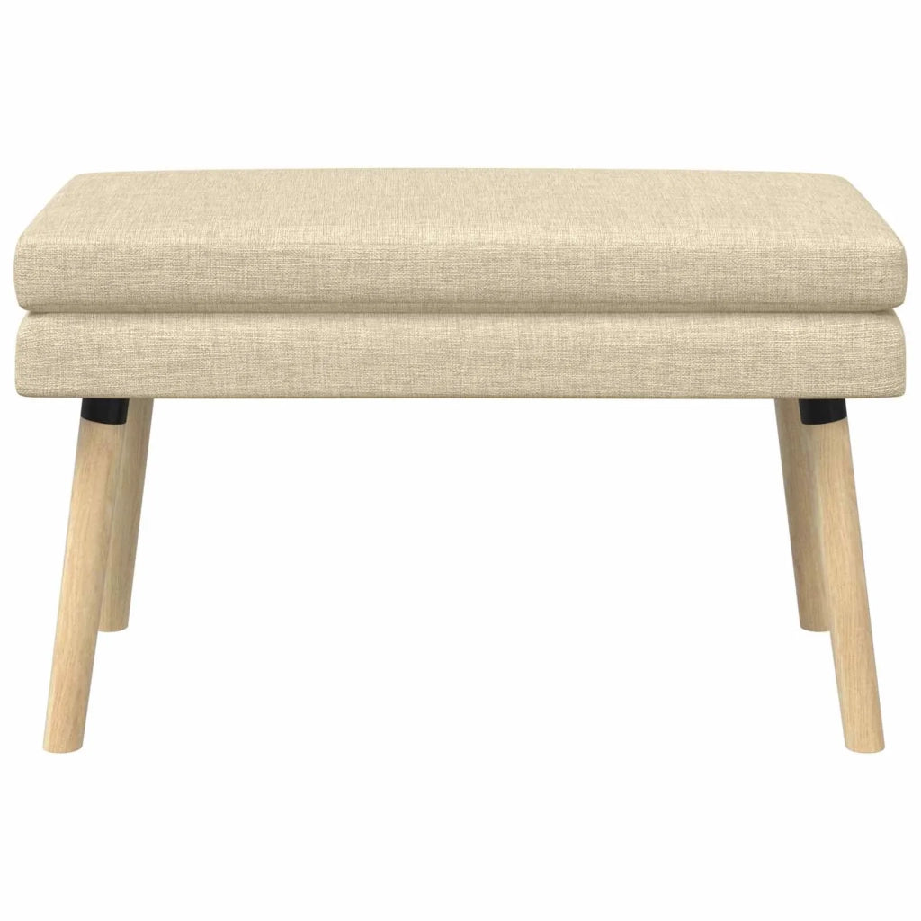 Panchina a doppio strato Crema 80 x 40 x 47 cm Tessuto 42038438