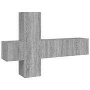 Set di mobili in legno ingegnerizzato Sonoma da 3 pezzi (mobile credenza mobile TV soggiorno camera da letto salotto) - 02_0024631