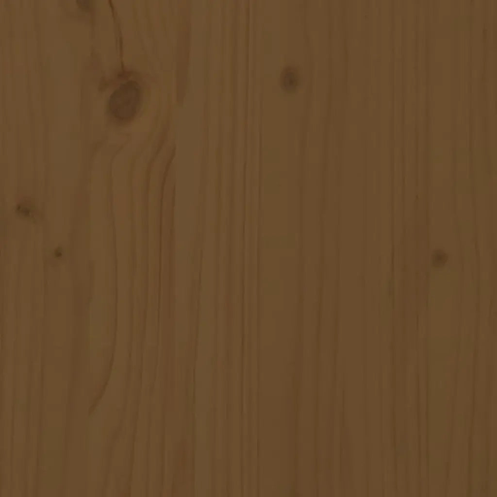 Testiera per Letto ambra 105,5x4x100 cm Legno Massello di Pino 817928