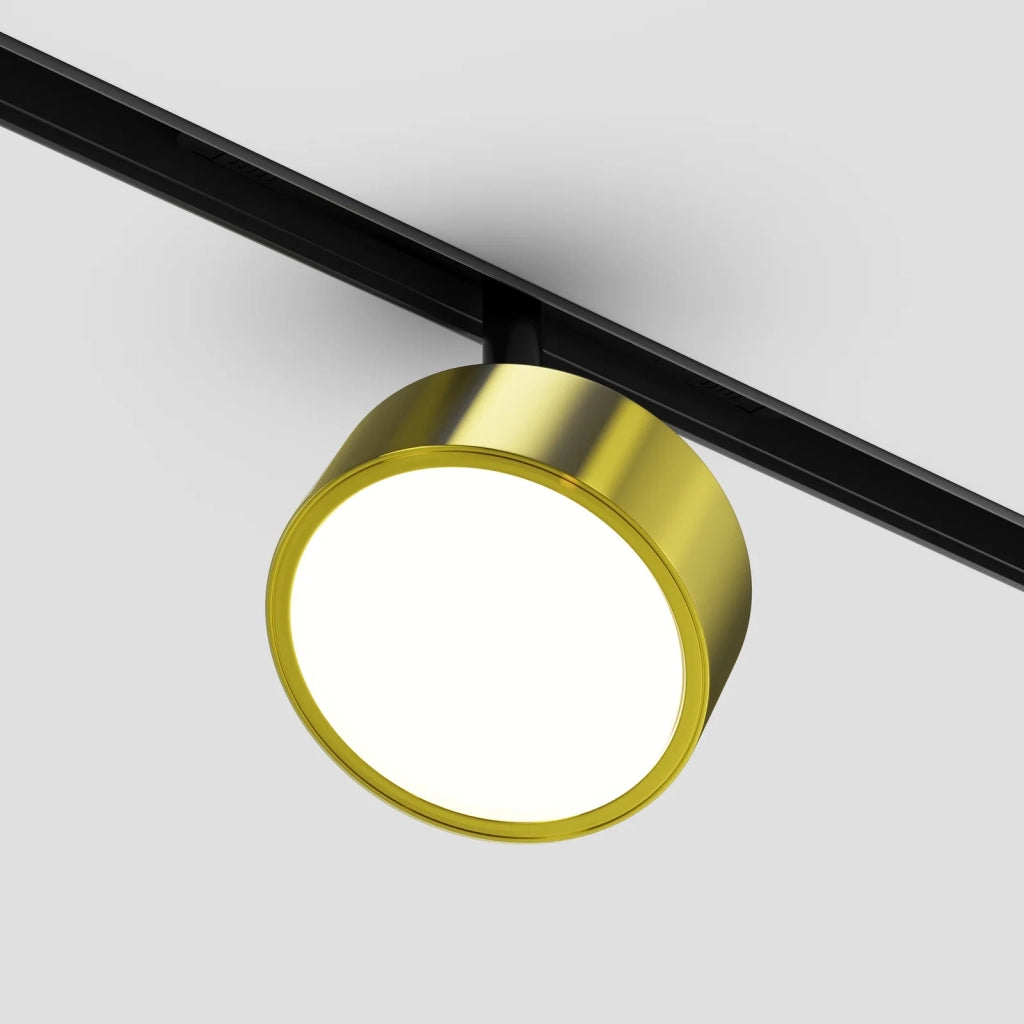 Maytoni Lampada da binario moderna Exility Rado 1 luce LED integrato nero alluminio diffusore opaco