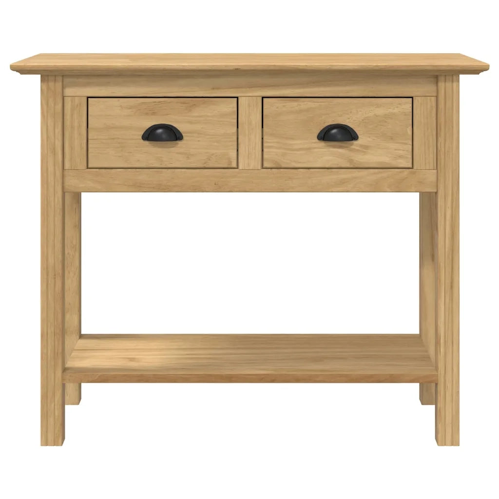 Tavolo consolle BODO Marrone miele 91 x 34.7 x 74 cm