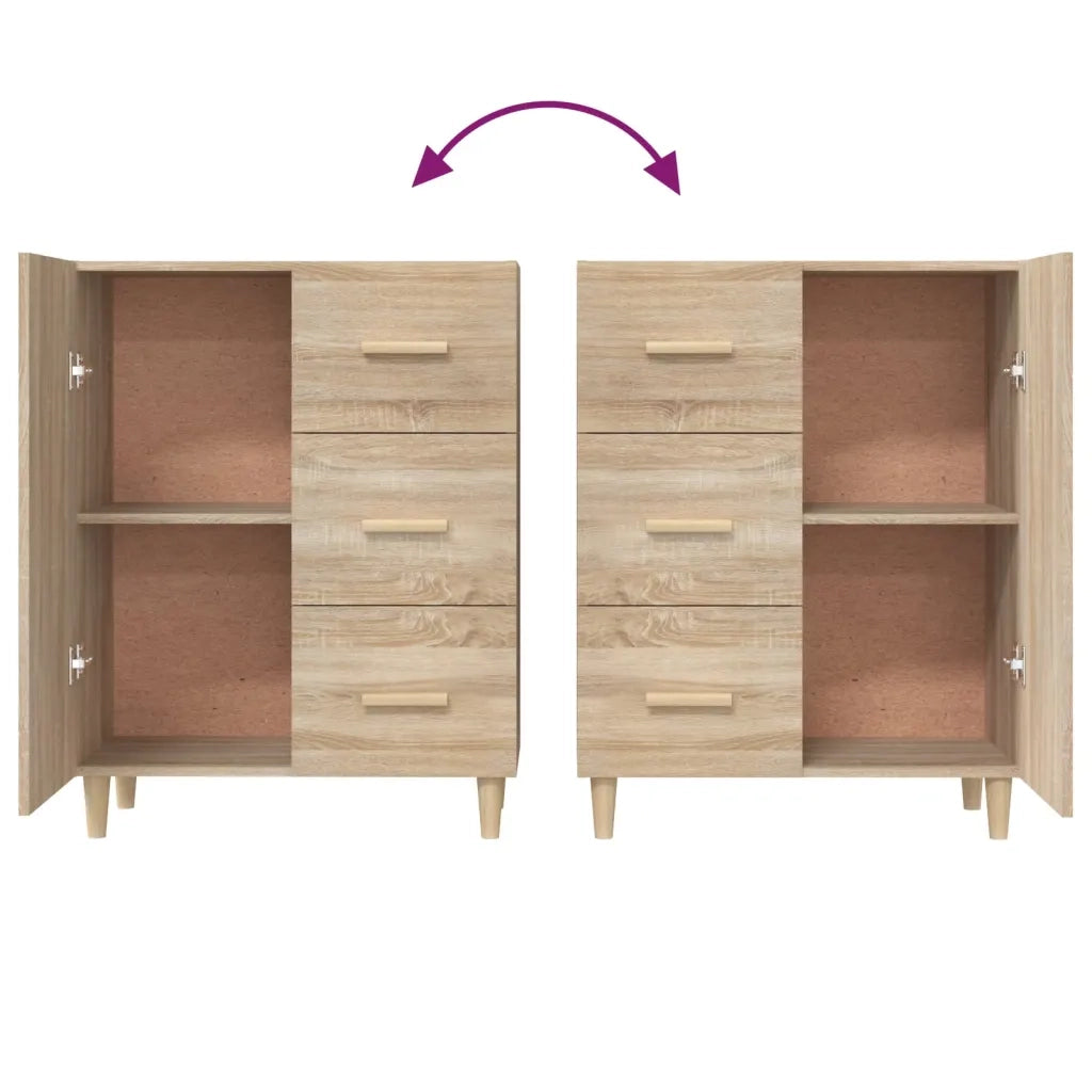 Credenza | Madia | Buffet da pranzo | Armadio da pranzo Rovere Sonoma 69,5x34x90 cm in Legno Multistrato
