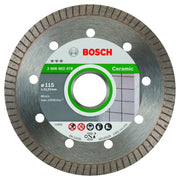2608602478 - Disco diamantato Best for Ceramic Extra-Clean Turbo 115 x 22,23 x 1,4 x 7 mm