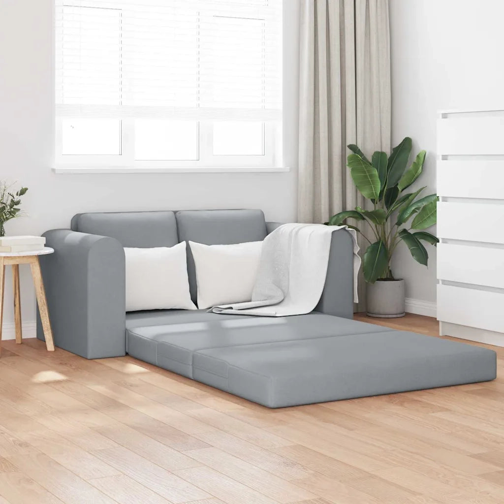 Divano letto-Sofa Letto-Daybed Grigio chiaro 148 x 71 x 83 cm Tessuto