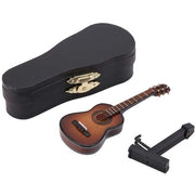 Chitarra Miniatura - Legno di Alta Qualità - Standard Chitarristico - Scatola di Conservazione - Manufatto Artigianale - Decorazione per Casa/Studio - Chitarra Decorativa