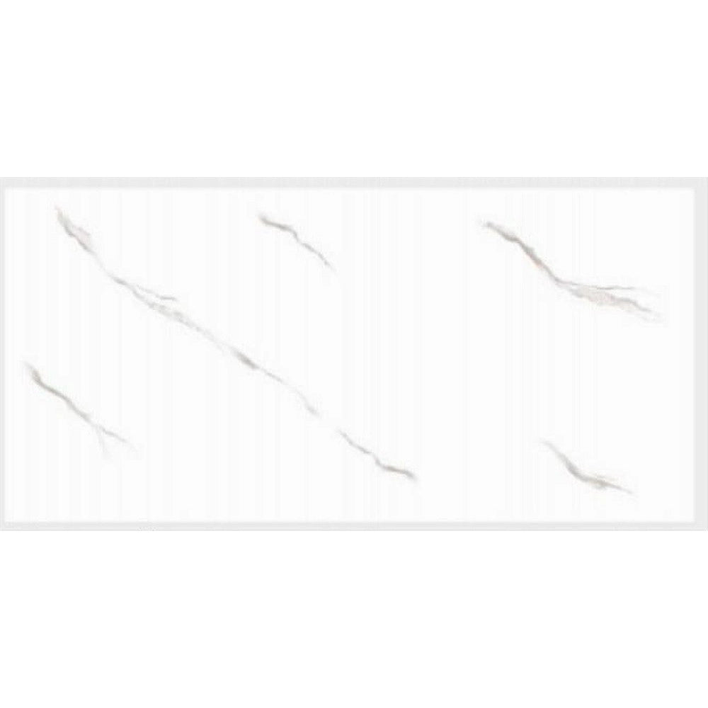 Trade Shop - Pannello Adesivo Effetto Marmo Bianco Striature Pareti Paraschizzi 300x60cm Stanza -