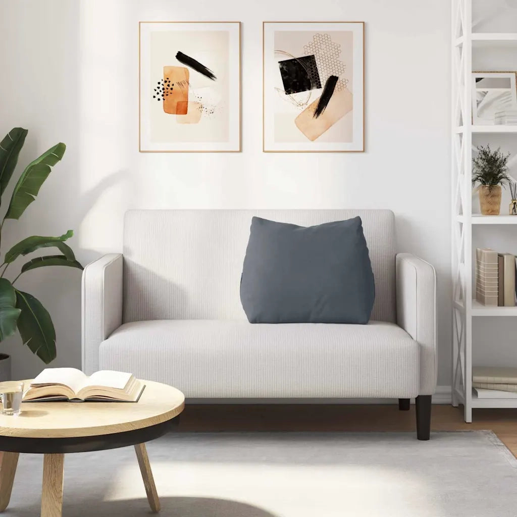 Cuscino per Schiena Grigio scuro 60 x 20 x 50 cm