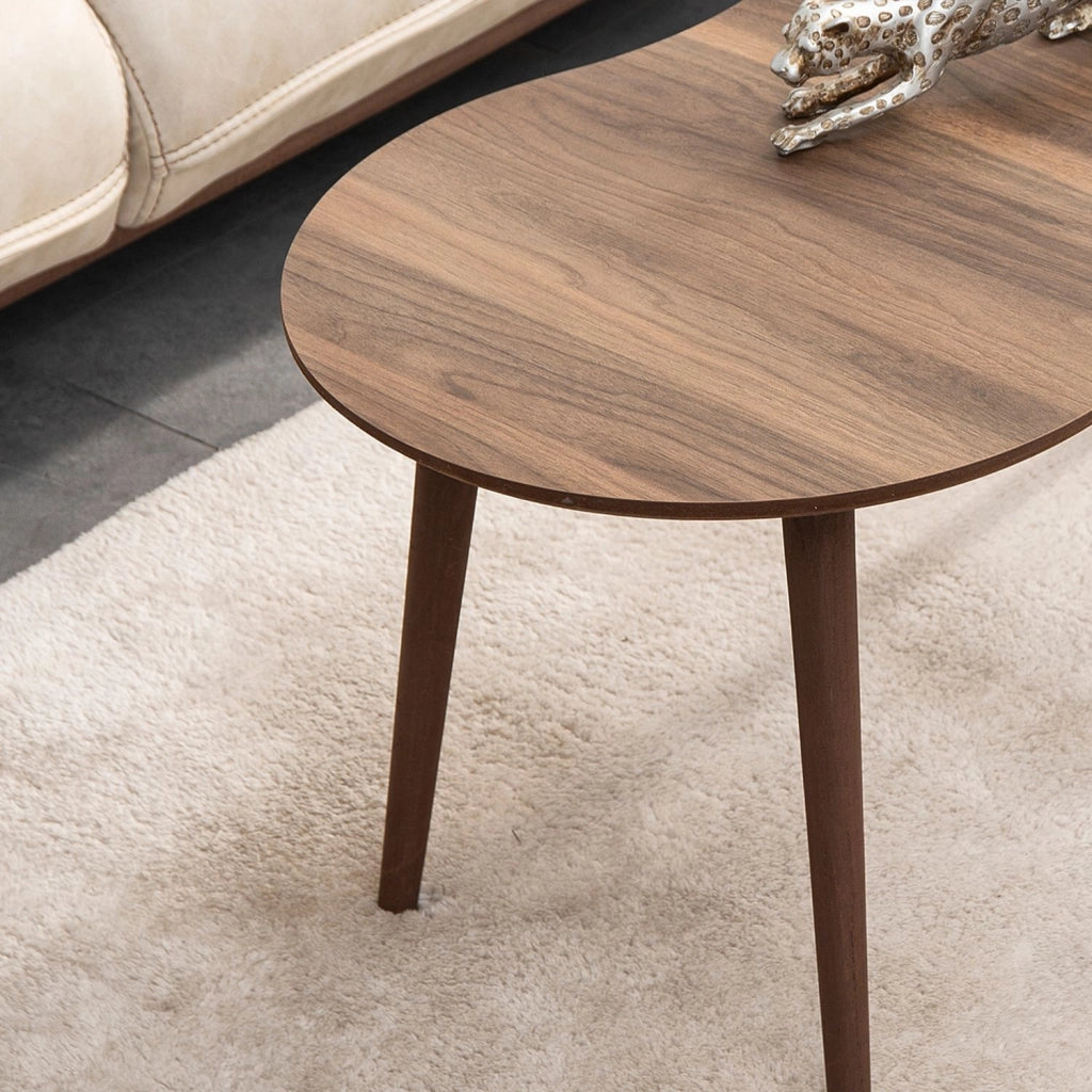 Tavolino in legno "Moon" 99 x 54 x 45 cm - Noce