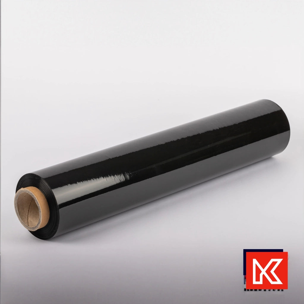 Pellicola estensibile KADAX XL nera, resistente, opaca, 2,5 kg, rotolo da 2 pezzi
