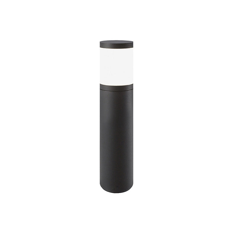 Lampada da Terra Bollard James Antracite 35cm - Paletto LED Outdoor IP54 con Attacco E27 e Diffusore in Policarbonato - Rossini Group