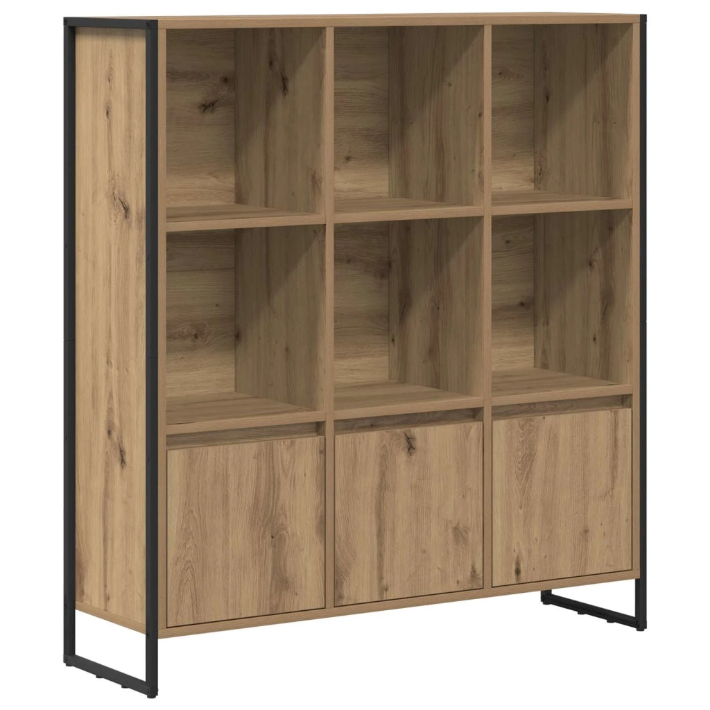 Armadio per Libri 2 pcs Rovere Artigianale 99,5 x 30 x 108 cm