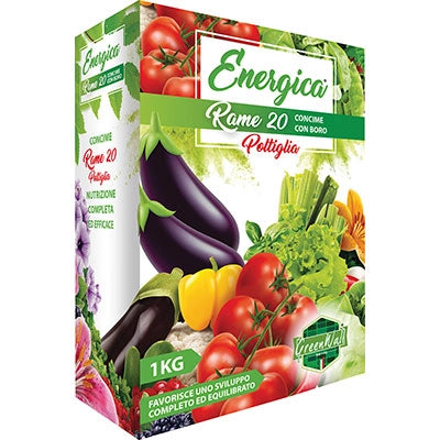 CONCIME POLVERE RAME 20 ENERGICA - KG 1- 2 pezzi