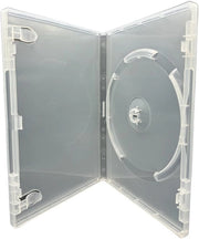 Etichetta per DVD - Nero - Propilene Duro - Copertura Transparente - Per CD/DVD/Blu Ray - Dimensioni: 172 x 135 x 14 mm