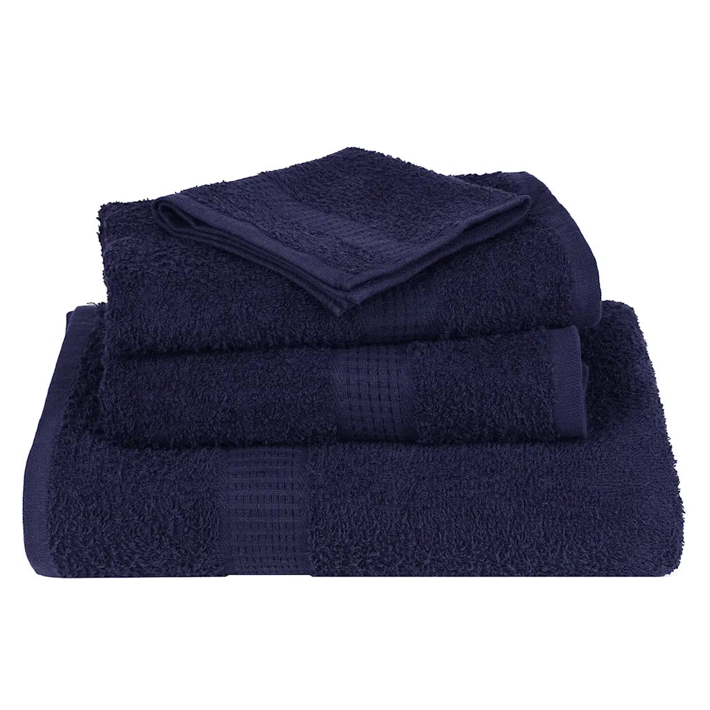Asciugamani da bagno FROGN 10 pz Blu navy 30x30 cm 360 g/m² 136778