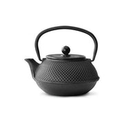 Bredemeijer G001Z Jang Teiera singola 800 ml in ghisa con interno smaltato e filtro in acciaio inox colore Nero