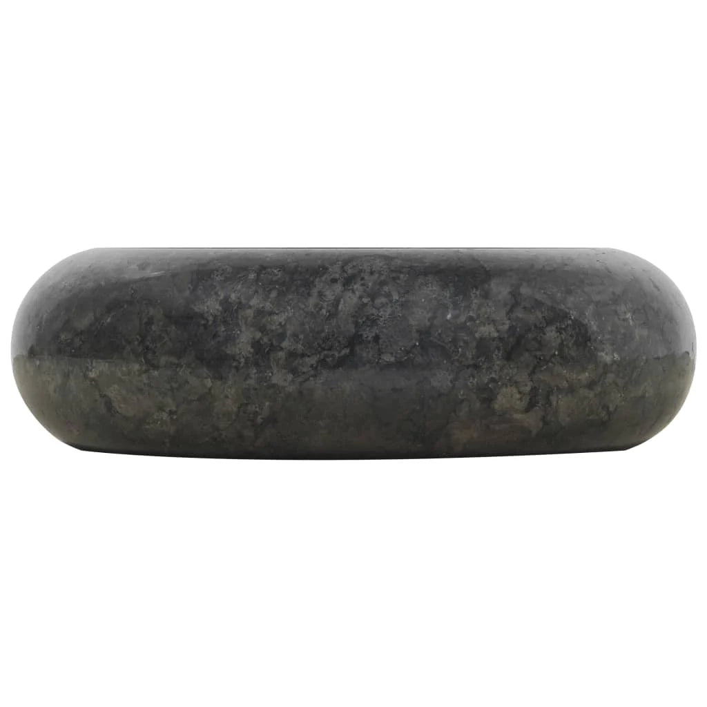 Lavabo da bagno diametro 40 x 12 cm marmo nero 02_0002550