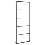 Portasciugamani Nero 45x10x115 cm in Acciaio CFW4474425