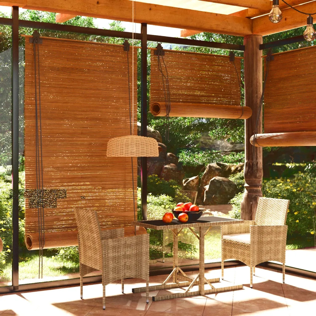 Set Mobili da Pranzo per Giardino 3 pz | Set Salotto da Giardino Beige