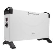 Termoconvettore elettrico 2000W con termostato, 3 livelli potenza 750W-1250W-2000W, silenzioso 20mq - SOGO