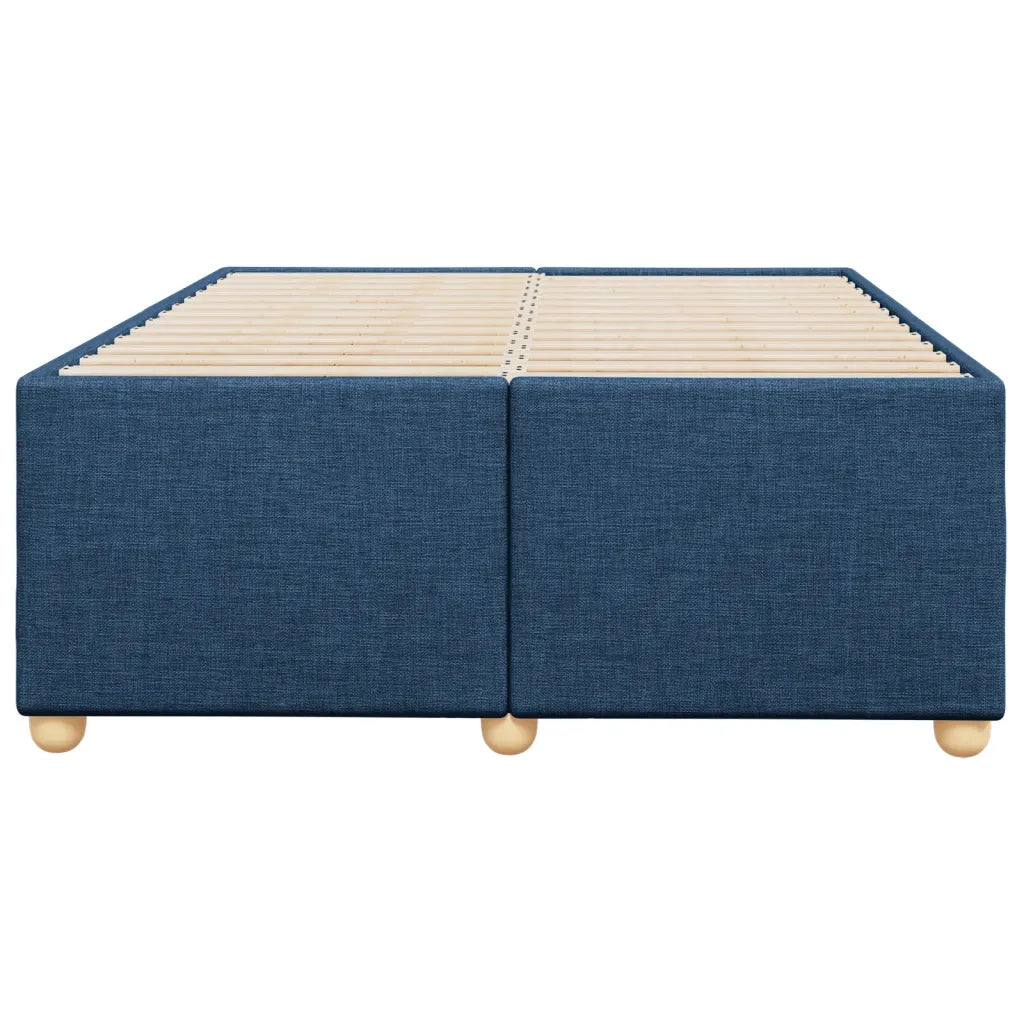 Giroletto senza Materasso Blu 120x190 cm in Tessuto