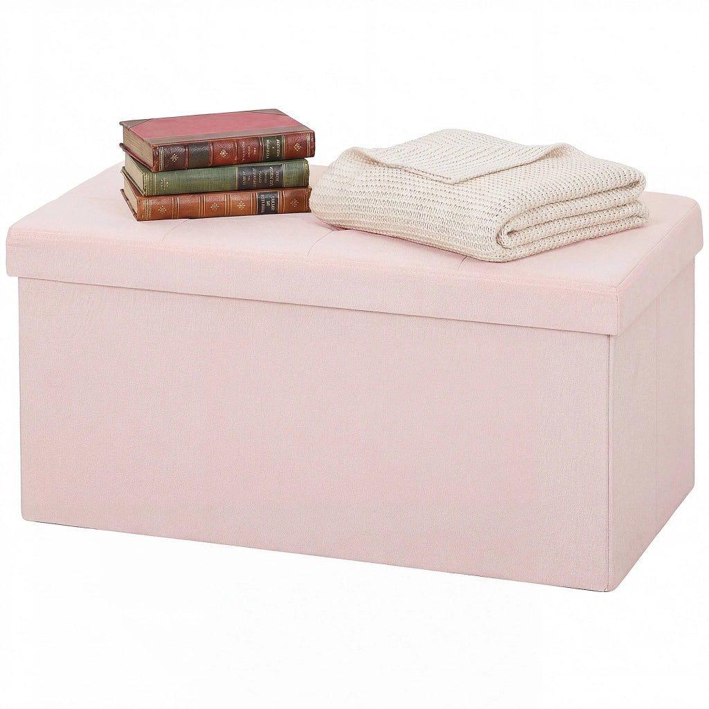 Cassa Panca Pieghevole ¨C zephmum ¨C Rosa 76x38x38 cm