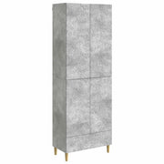 Set di armadi 2 pcs Grigio Cemento Legno ingegnerizzato 3416694