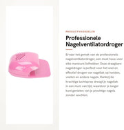 Strumento per manicure professionale - Ventilatore per unghie portatile - Funzione di asciugatura rapida dell'aria - Rosa - Strumento per manicure - Adatto per unghie - Codice prodotto: ...