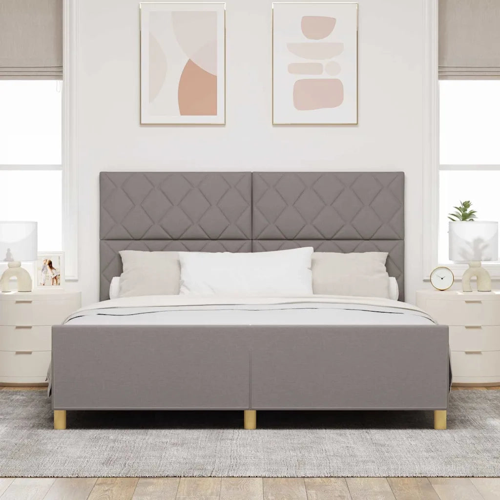 Struttura del letto con testiera Talpa 180 x 200 cm Tessuto 3344827