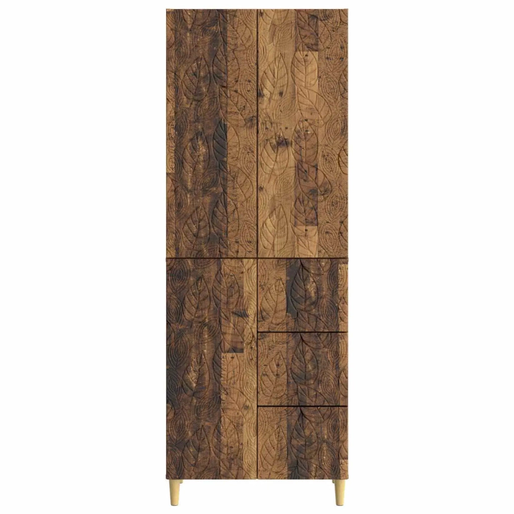 2 pcs Legno antico