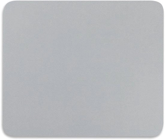 Muismat in plastica leggera 24 x 20 x 0,3 cm colore grigio chiaro