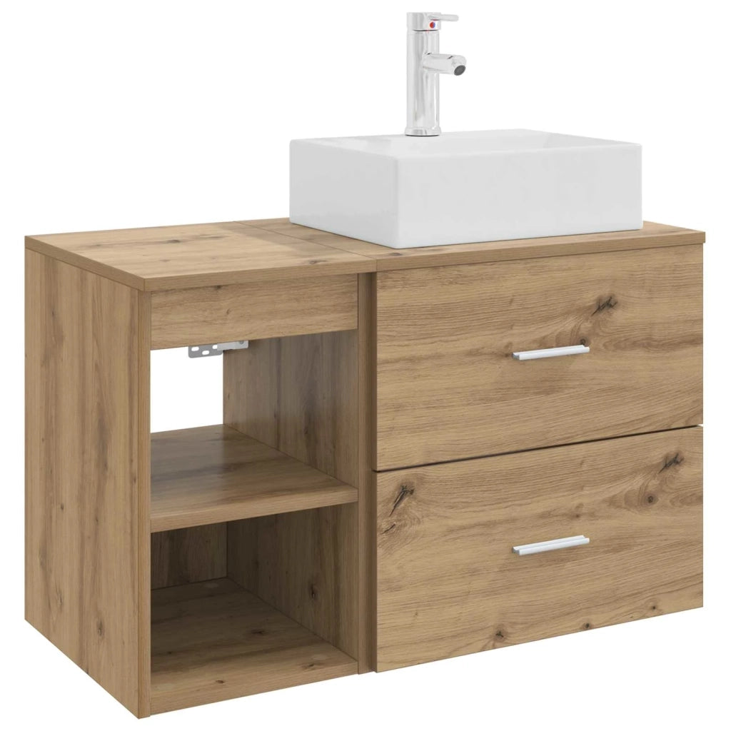 Set di mobili per il bagno 2 pcs Rovere Artigianale 3403895