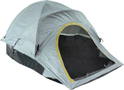 Tenda per Campeggio - Tenda per Auto - Tenda per Campeggio con Cassetta - Copriporta per Campeggio sul Portellone - Tenda per Auto con Protezione Solare - Maniglia in Fibra di Vetro - Impermeabile - 200cm - Grigio Chiaro