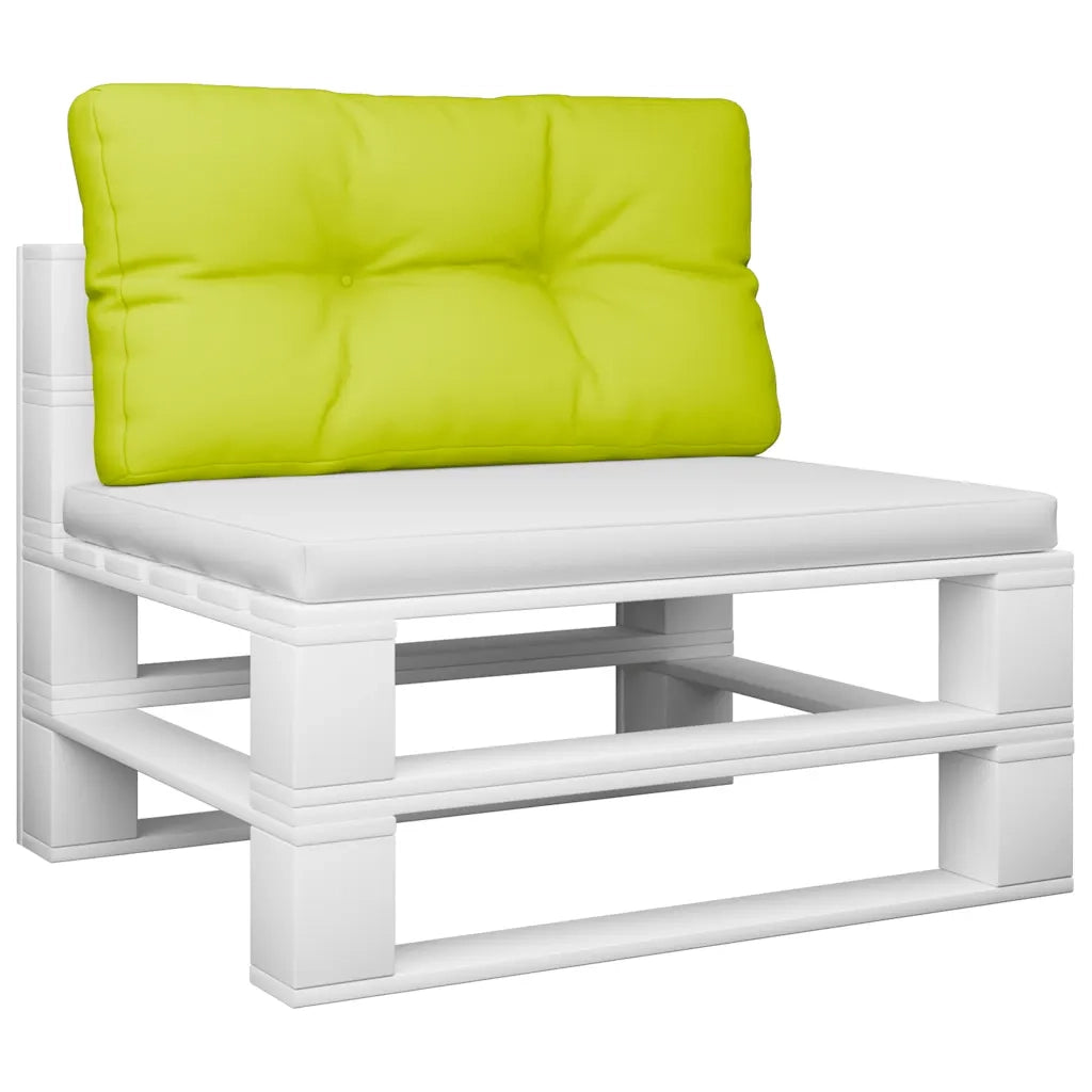 Cuscino per Pallet Verde Brillante 80x40x12 cm in Tessuto 360612