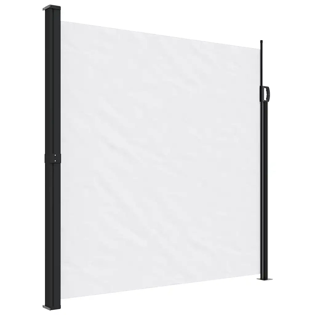 Tenda da Sole Laterale Retrattile Bianco 200x600 cm