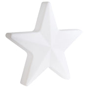Lampada da terra decorativa a LED per esterni Design RGB Illuminazione Look moderno Materiale sintetico Forma a stella IP54 Bianco