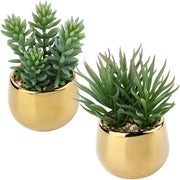 Due piante artificiali di fiori, in vaso ceramico, decorazione, salotto, giardino, balcone, camera da letto, bagno