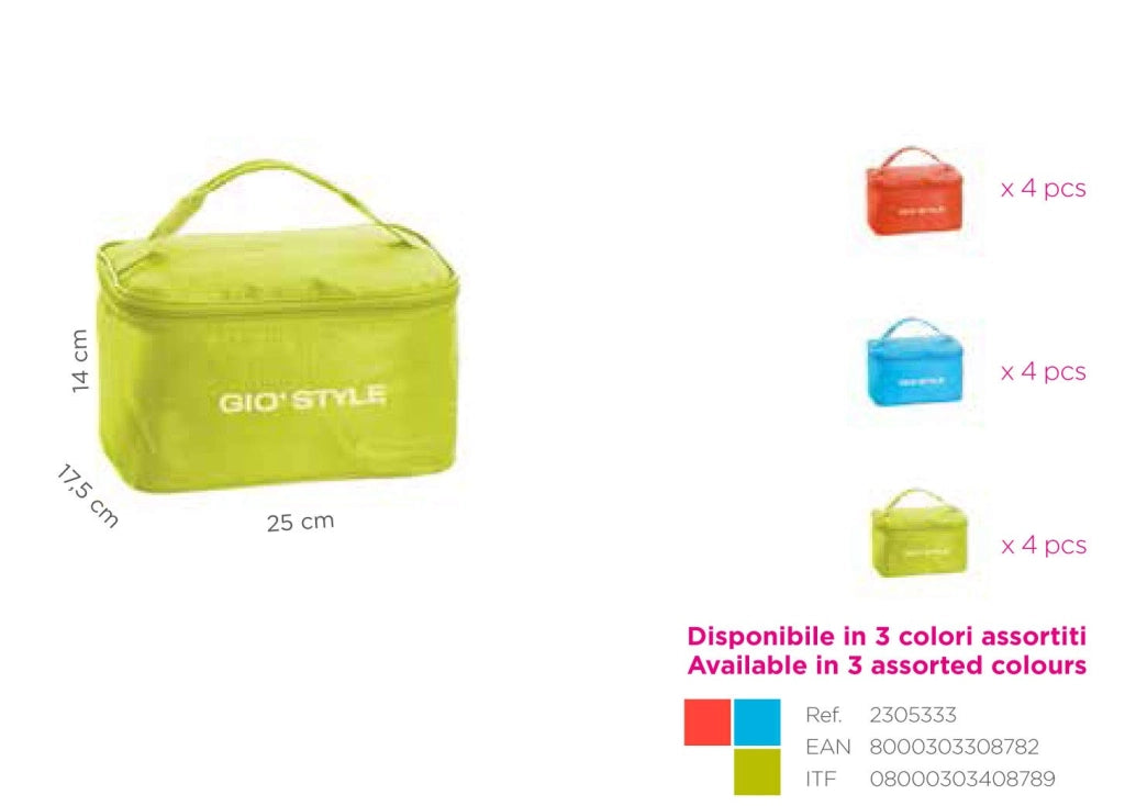 Borsa Termica Fiesta Lunch Bag Giostyle 25 x 17,5 x 14 cm 5 L 2 Pezzi
