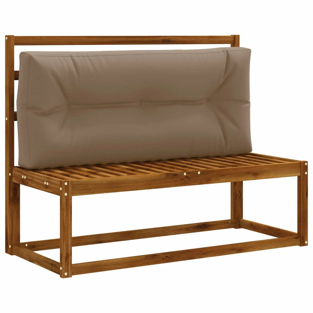Cuscino per schienale di pallet VIANEN 100% Poliestere Tortora 953376