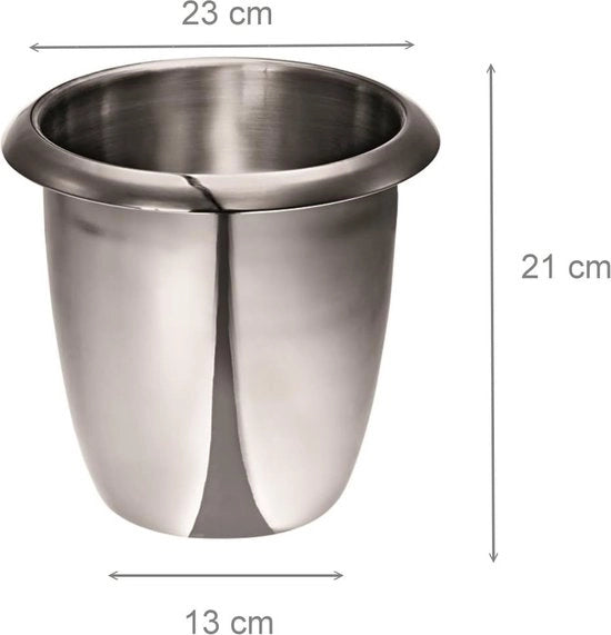 Raffreddatore di bottiglia per vino e champagne, raffreddatore di champagne in acciaio inossidabile