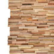Pannelli per Pareti 10 pz 1,08 m² in Legno Massello di Teak 326178