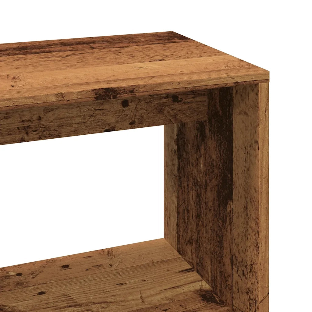 Scrivania ad Angolo Legno Vecchio 200,5x50x76 cm Truciolato 855956